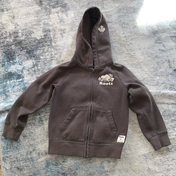 Gently Loved Hoodie Zip Up Jacket by RootsKids - Picture 1 of 9